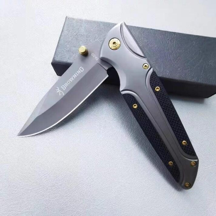 Canivete Personalizado Saque Rapido Semi Auto Com Clip