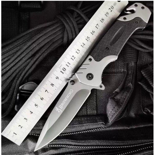 Canivete FA18-1 G10 Titan Profissional Aço Inox com Camada Protetora e Clip