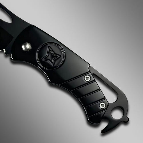 Canivete CF-201 Eclipse Utilitário Compacto Aço Inox Integral Blackout