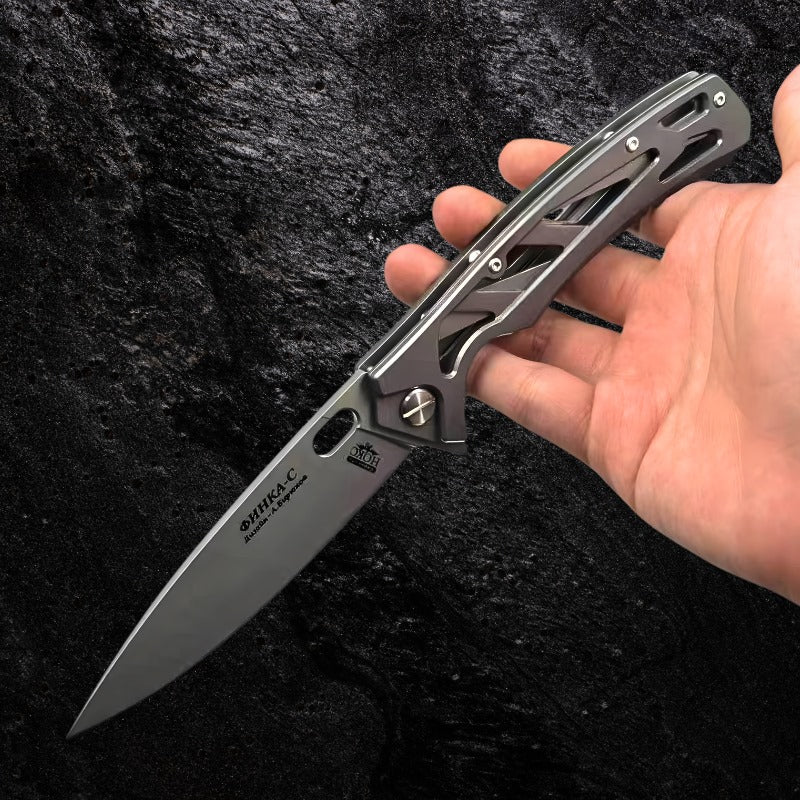 Canivete Major HOKC Profissional Aço M390 e Cabo de Titânio