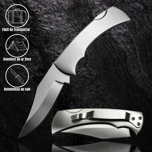 Canivete Personalizado Nome e Imagem Zebu Agro Inox C/ Trava Segurança