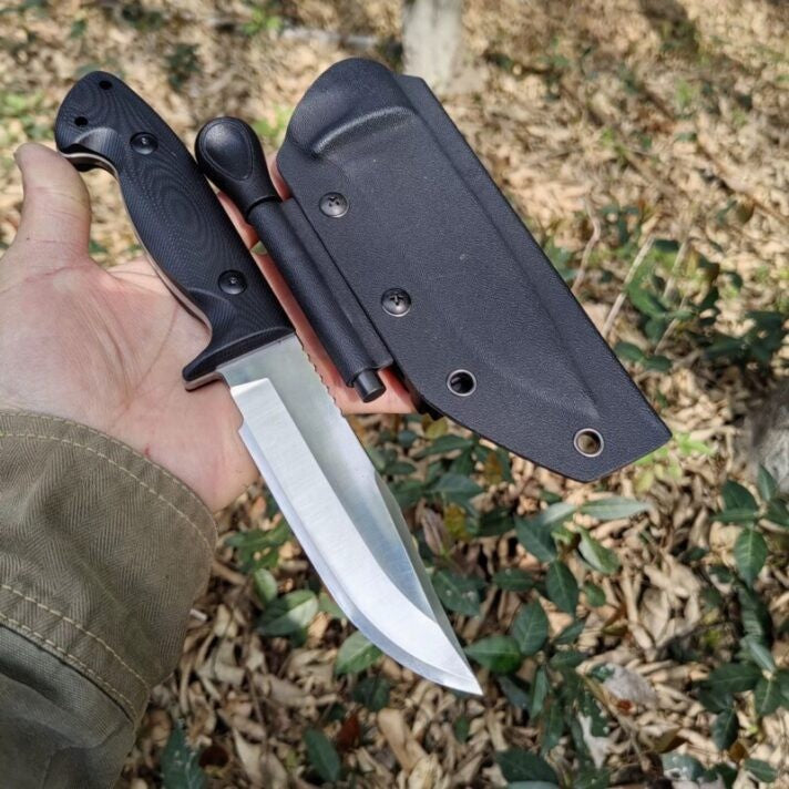 Faca Sentinela Noturna Aço Carbono Kydex C/ Pederneira
