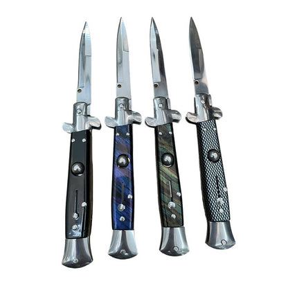 Canivete Stiletto Italiano Automático C/ Gravação a Laser