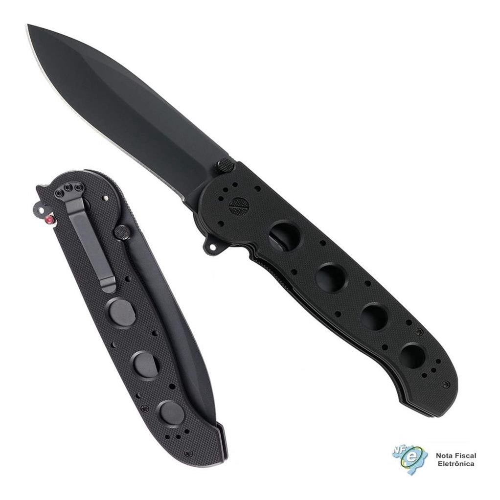 Canivete M16-A Cabo G10 Clip Bolso Com 2 Travas