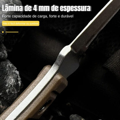 Mini Faca Russa Fulltang 440c Edc Defesa Bainha Kydex