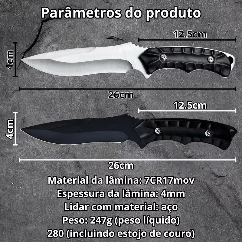 Faca Fulltang Aço 7CR17mov Spartacus