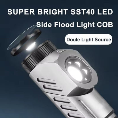 Lanterna Recarregavel B-MAX Led Branco Magnética Resistente a Água