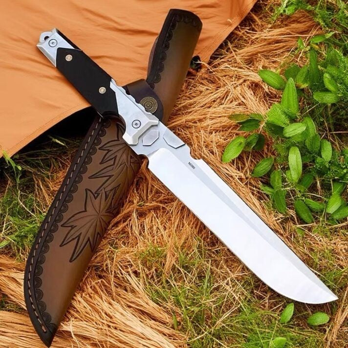 Faca Espírito da Mata Lâmina Bruta em Aço M390