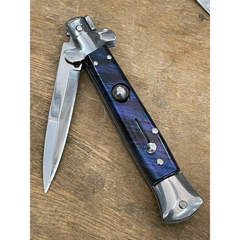 Canivete Stiletto Italiano Automático C/ Gravação a Laser