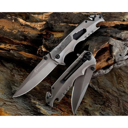 Canivete Dobrável Multitool 2 Cores Com Clip Trava De Segurança Personalizado