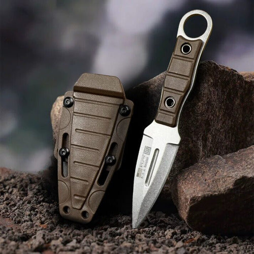 Mini Faca Russa Fulltang 440c Edc Defesa Bainha Kydex