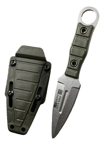 Mini Faca Russa Fulltang 440c Edc Defesa Bainha Kydex