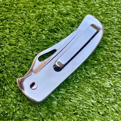 Canivete Personalizado Cabana Monobloco Aço Inox 420 Maciço