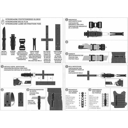 Faca Camping Multiuso Coyote Special Ops Full tang