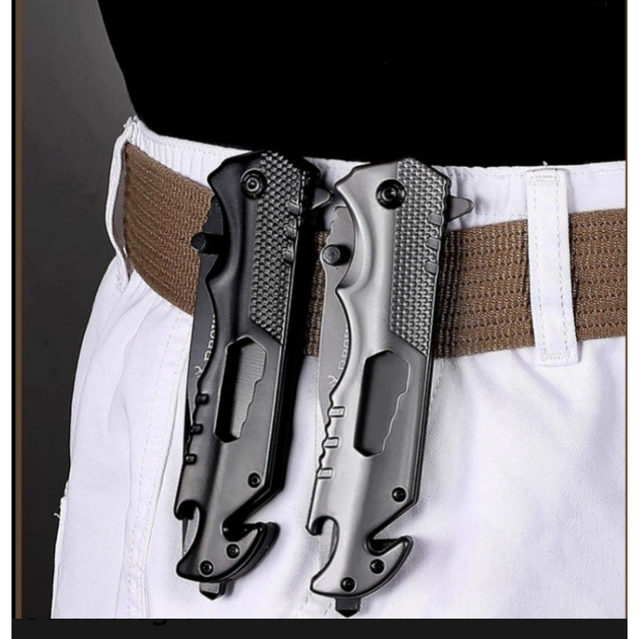 Canivete Dobrável Multitool 2 Cores Com Clip Trava De Segurança Personalizado