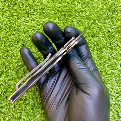 Canivete Personalizado Cabana Monobloco Aço Inox 420 Maciço