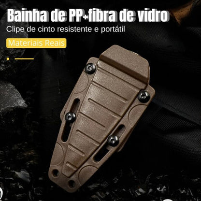 Mini Faca Russa Fulltang 440c Edc Defesa Bainha Kydex
