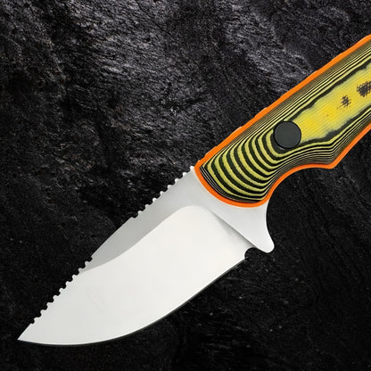 Faca Viper Profissional Compacta Aço 8Cr13MoV com Cabo G10 e Bainha Kydex