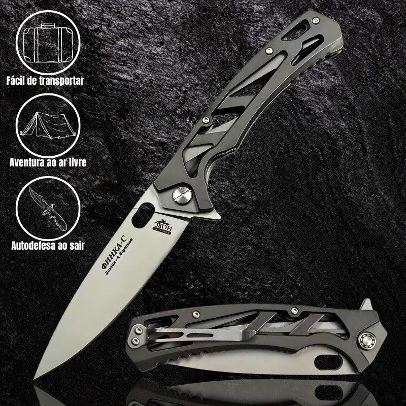 Canivete Major HOKC Profissional Aço M390 e Cabo de Titânio