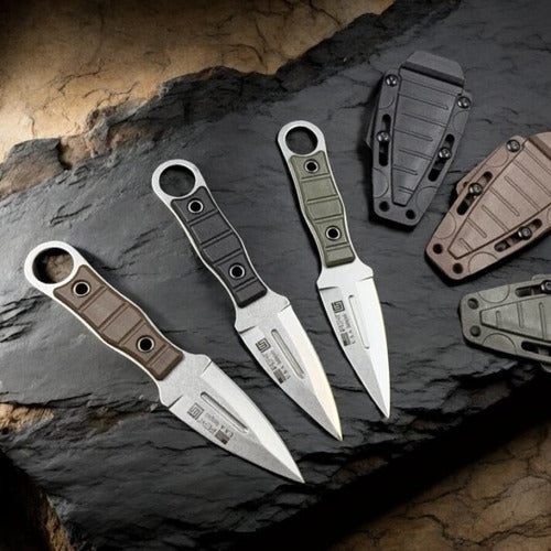 Mini Faca Russa Fulltang 440c Edc Defesa Bainha Kydex