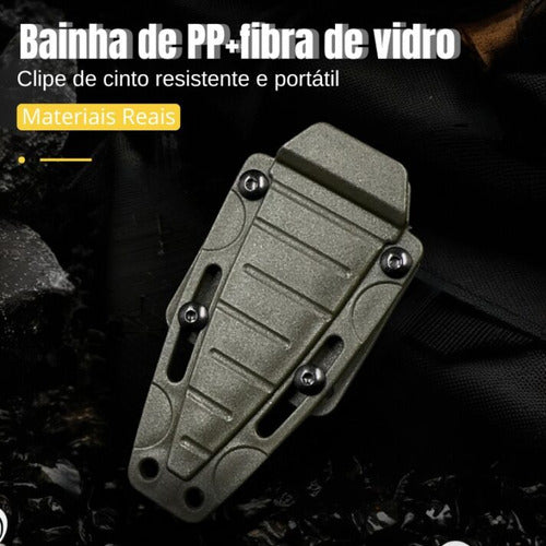 Mini Faca Russa Fulltang 440c Edc Defesa Bainha Kydex