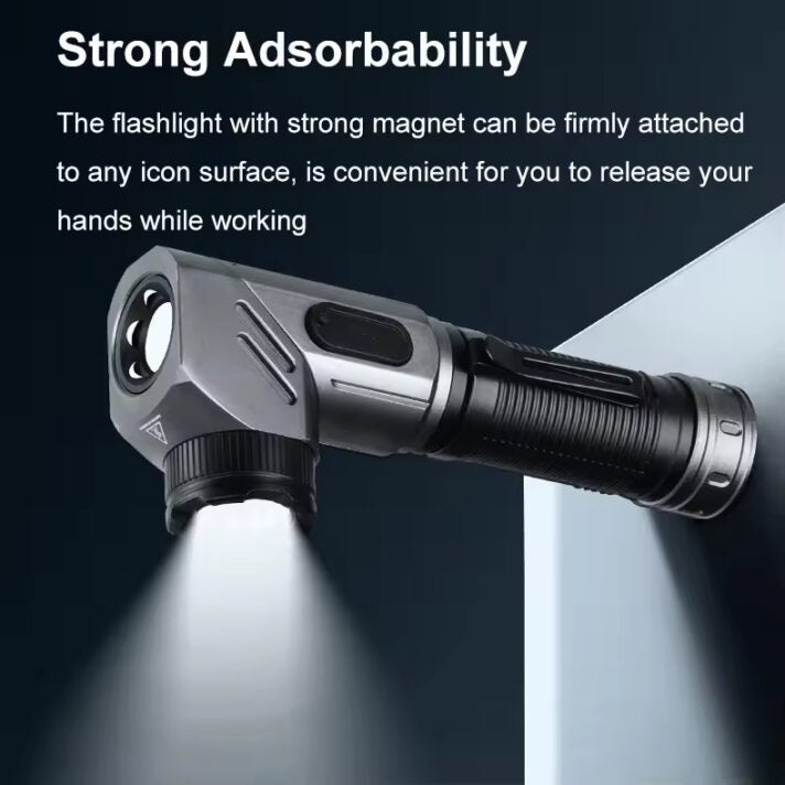 Lanterna Recarregavel B-MAX Led Branco Magnética Resistente a Água