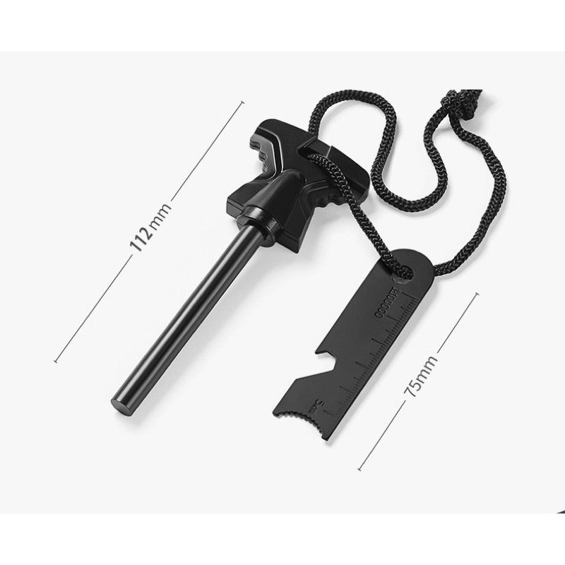 Pederneira Fênix Profissional em Magnésio com Régua e Abridor Multifuncional