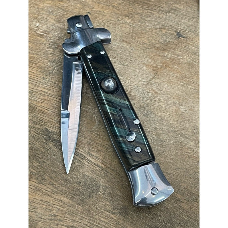 Canivete Stiletto Italiano Automático C/ Gravação a Laser