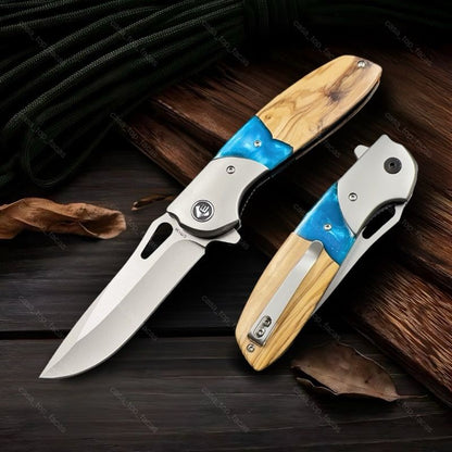 Canivete Utilitário CF-98 - Aço 440 com Cabo em Madeira e Resina