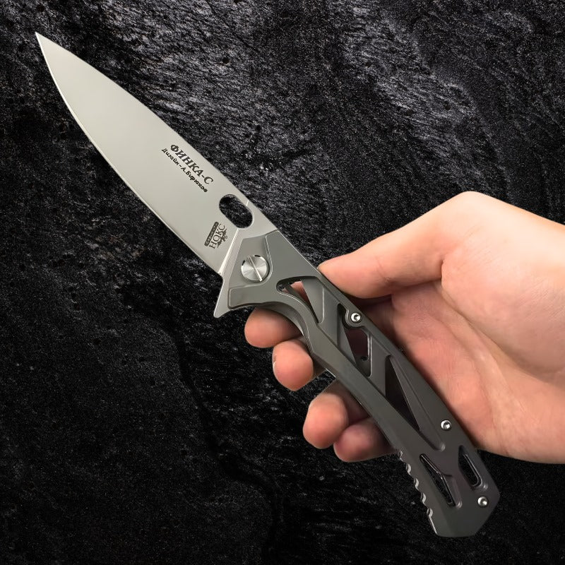 Canivete Major HOKC Profissional Aço M390 e Cabo de Titânio