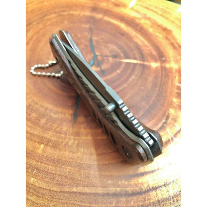 Mini Canivete Chaveiro c/ Madeira Browning X61