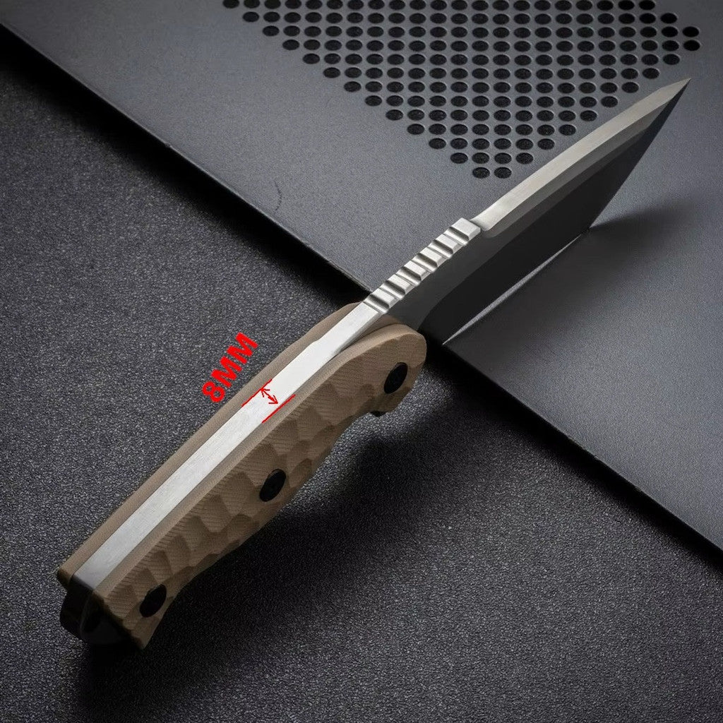 Faca Sentina do Deserto 8mm G10 Aço VG10 EDC C/ Bainha Kydex