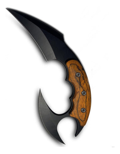Faca Karambit Drakat Escorpião Fulltang Defesa Sobrevivência Cor Preto