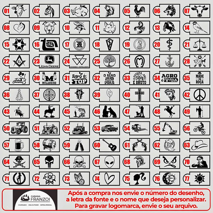 Canivete Pica Fumo Aço Inox e Cabo de Madeira