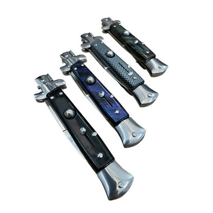 Canivete Stiletto Italiano Automático C/ Gravação a Laser