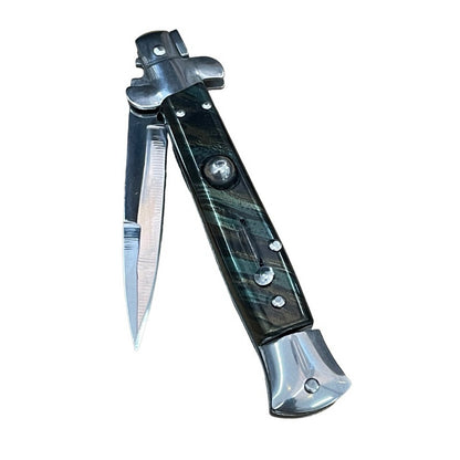 Canivete Stiletto Italiano Automático C/ Gravação a Laser