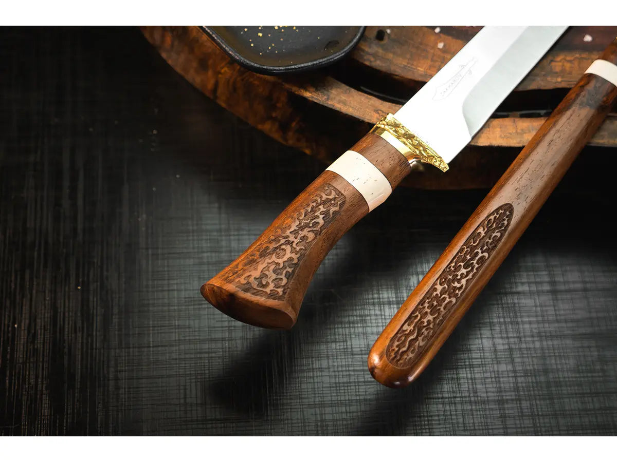 Kit Para Churrasco Zakharov Prime Churras 10” no Estojo de Madeira