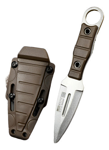 Mini Faca Russa Fulltang 440c Edc Defesa Bainha Kydex