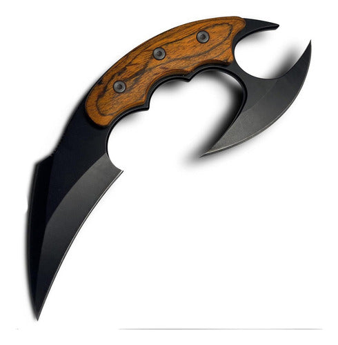 Faca Karambit Drakat Escorpião Fulltang Defesa Sobrevivência Cor Preto