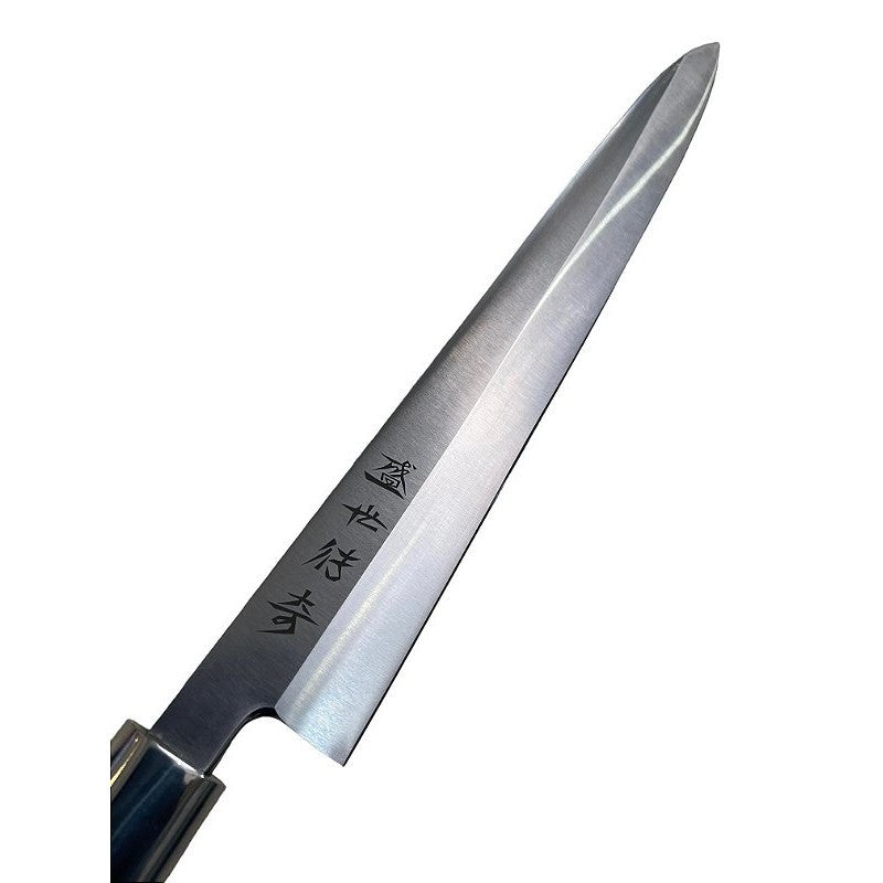 Faca Yanagi Profissional para Sashimi Aço Inox 27cm com Cabo em Madeira