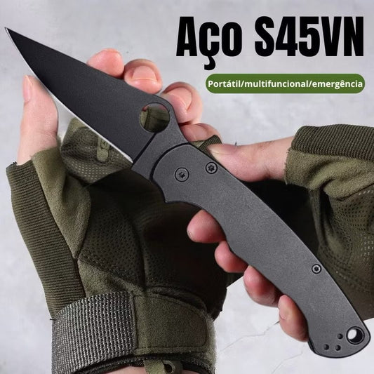 Canivete de Alta Performance Spider - Aço Premium S45VN com Trava e Clip