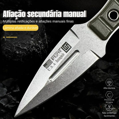 Mini Faca Russa Fulltang 440c Edc Defesa Bainha Kydex