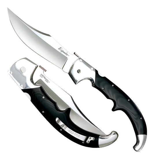 Canivete 𝓔𝓼𝓹𝓪𝓭𝓪 Gold Steel Lâmina Aço S35VN  Empunhadura G10