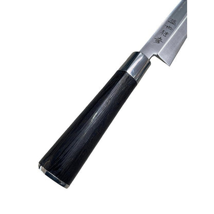Faca Yanagi Profissional para Sashimi Aço Inox 27cm com Cabo em Madeira