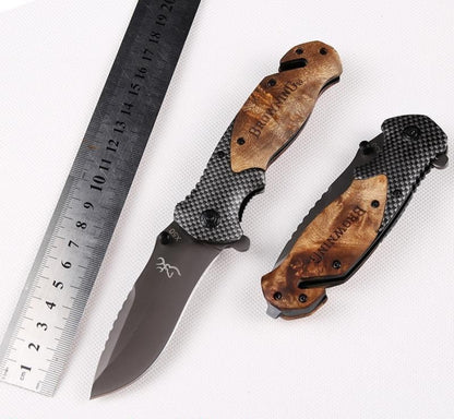 🏷️ Canivete X50 Carbon Profissional Aço Inox com Cortador de Cinto e Quebra Vidros