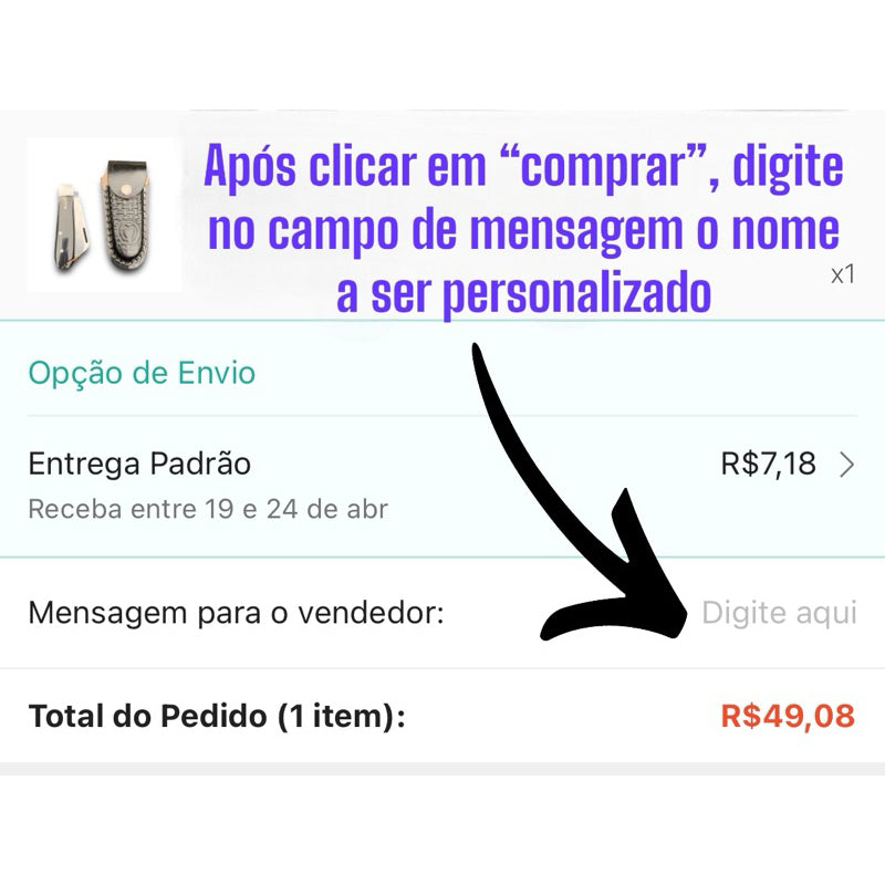 Canivete Personalizado Inox Acabamento Premium Com Presilha E Trava De Seguranca