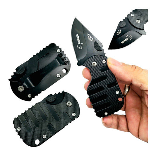 Mini Canivete Black Böker Plus Subcom Com Clip Bolso