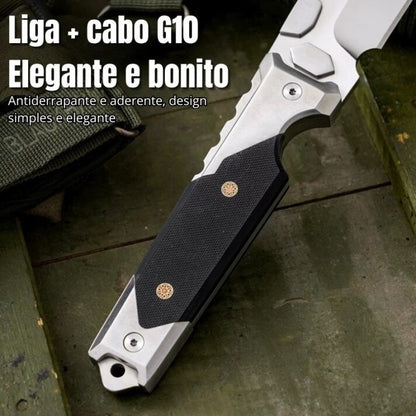 Faca Espírito da Mata Lâmina Bruta em Aço M390