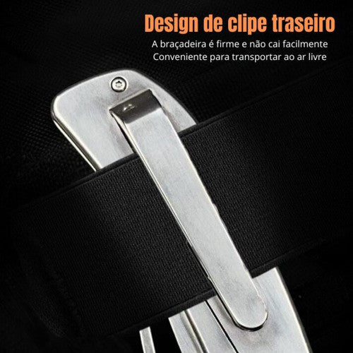 Canivete Aço Premium Monobloco Personalizado Cabana