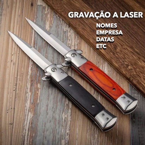 Canivete Personalizado Stiletto Milano Saque Rápido